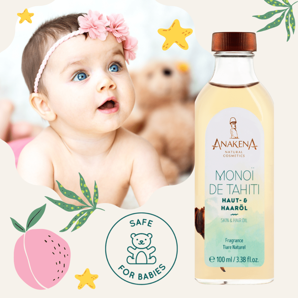 Monoi de Tahiti Anakena sicher für Babies