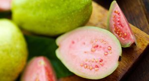 Guave aufgeschnitten