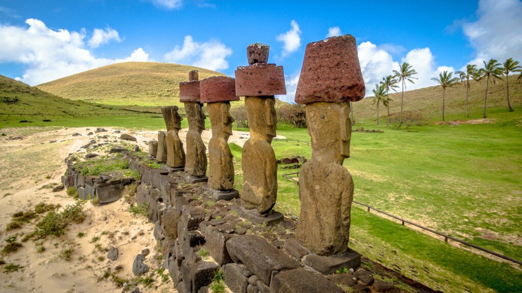 Anakena Ahu Nau Nau Osterinsel