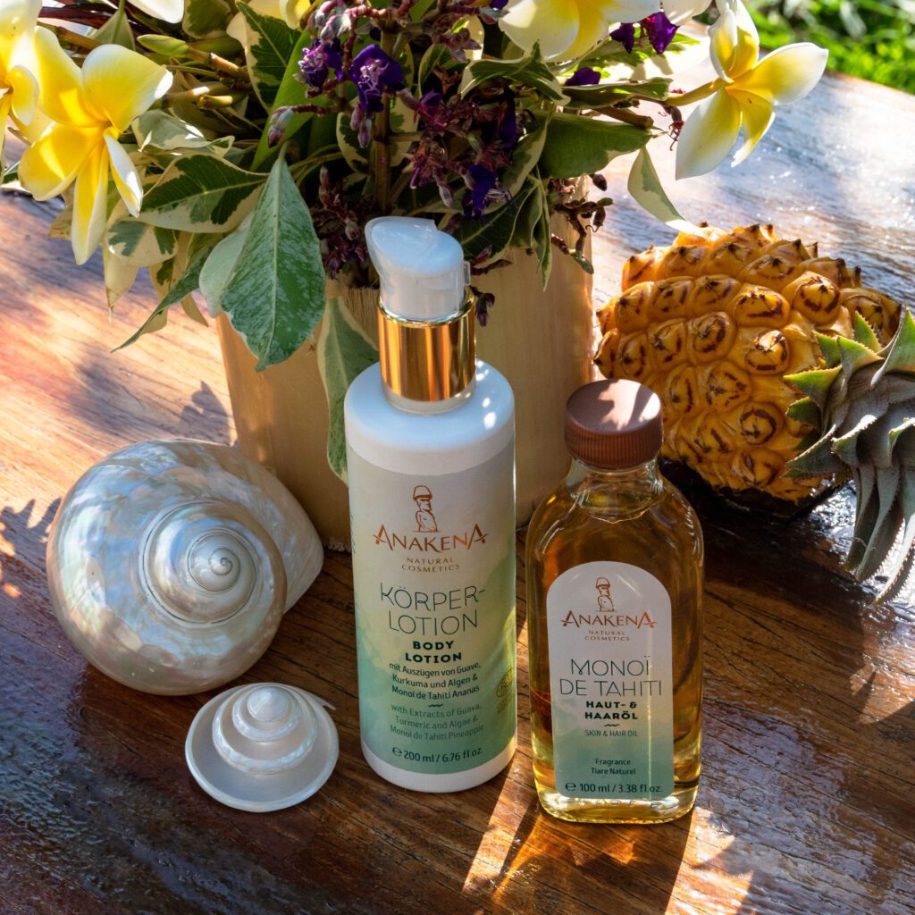 Körperlotion und Monoi Anakena