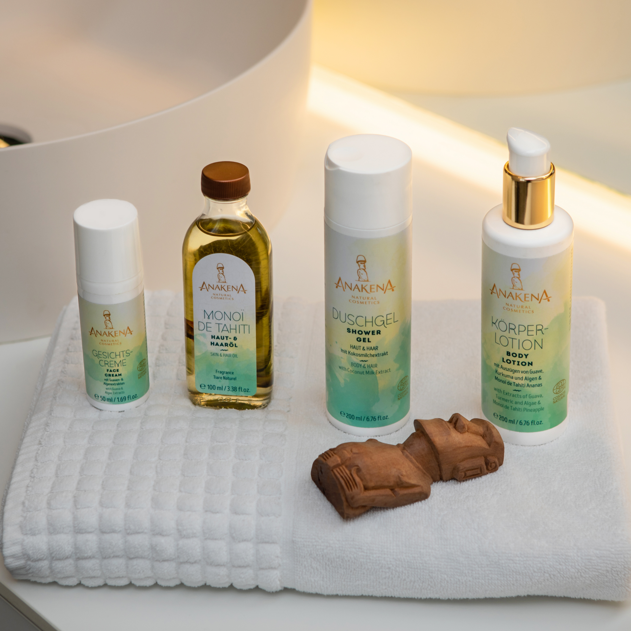 Anakena Kosmetik mit Moai
